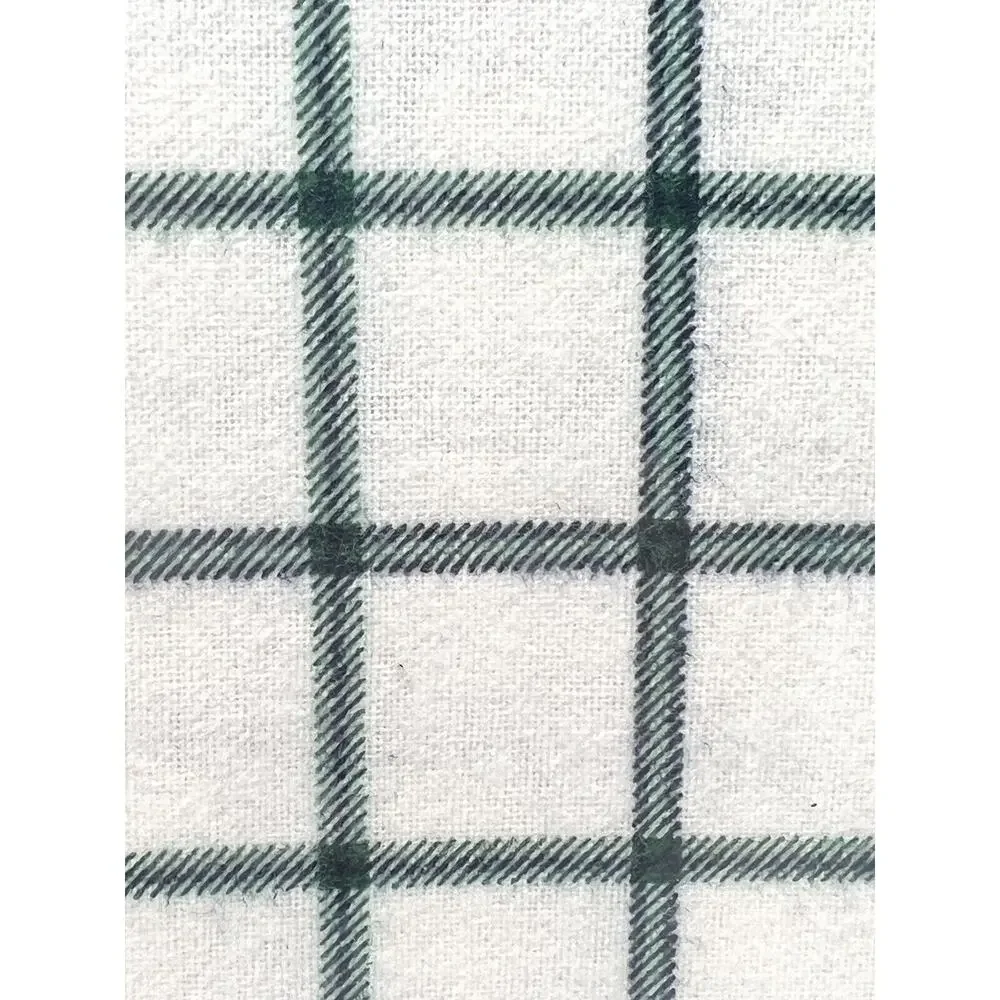 Ralph Lauren Millerton Plaid Flannel Sheet Set King Size Check Green Blue *READ*